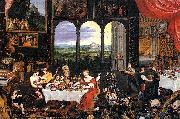The Senses of Hearing, Touch and Taste Jan Brueghel